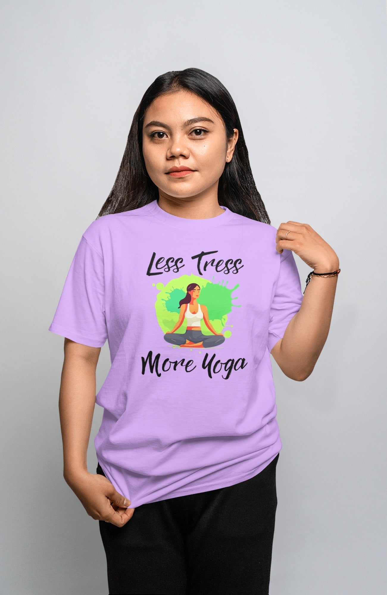 Less Tress More Yoga - Light