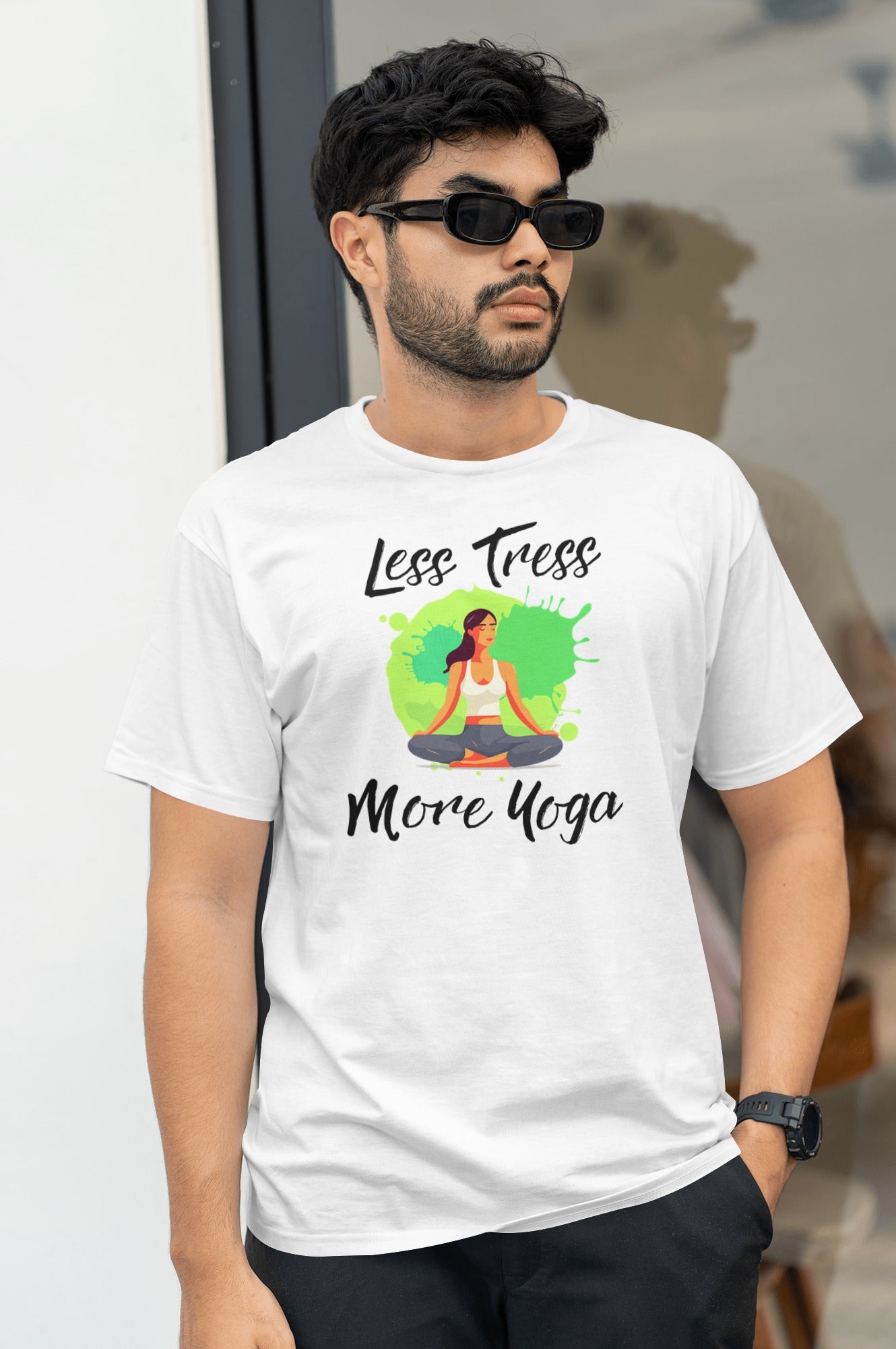 Less Tress More Yoga - Light